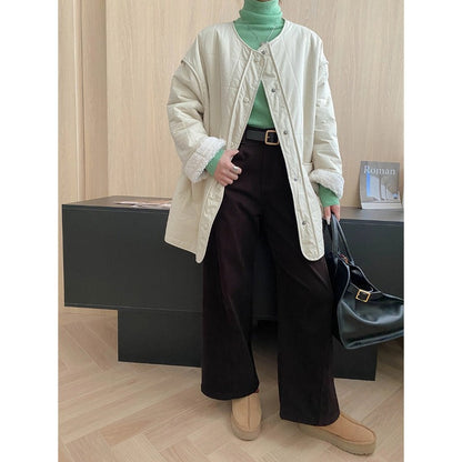 Damen Steppjacke Kuscheliges Innenfutter Praktische Taschen Norvielle