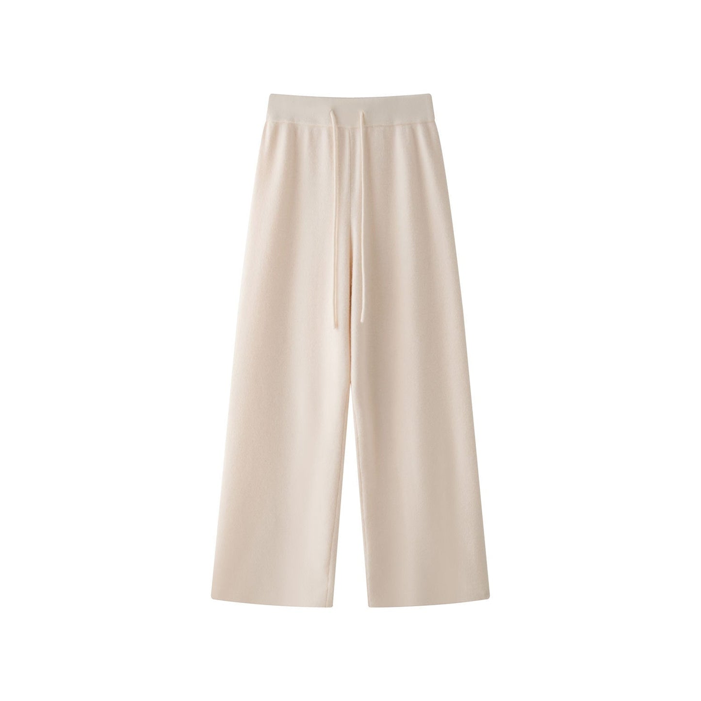 Damen Palazzo-Hose Elastischer Bund Hochtaillierter Stil