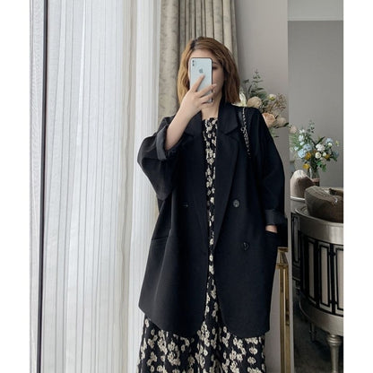 Damen Oversized Jacke Elegantes Design