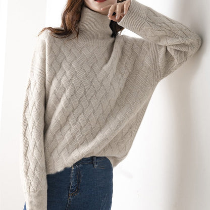 Damen Rollkragenpullover Frühjahr