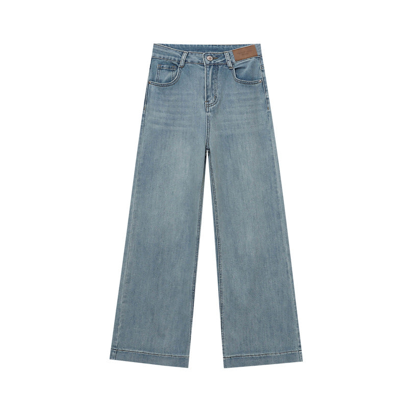Damen Schlagjeans Highwaist Vintage-Stil