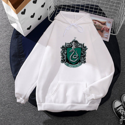 Damen Kapuzenpullover Slytherin Wappen Norvielle
