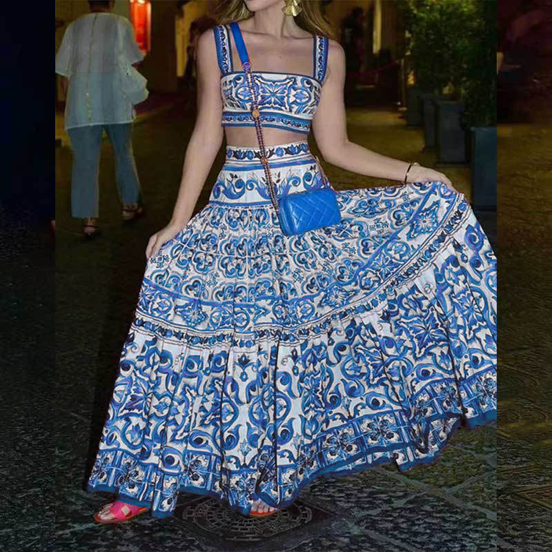 Damen Maxi-Kleid Floraler Druck Norvielle