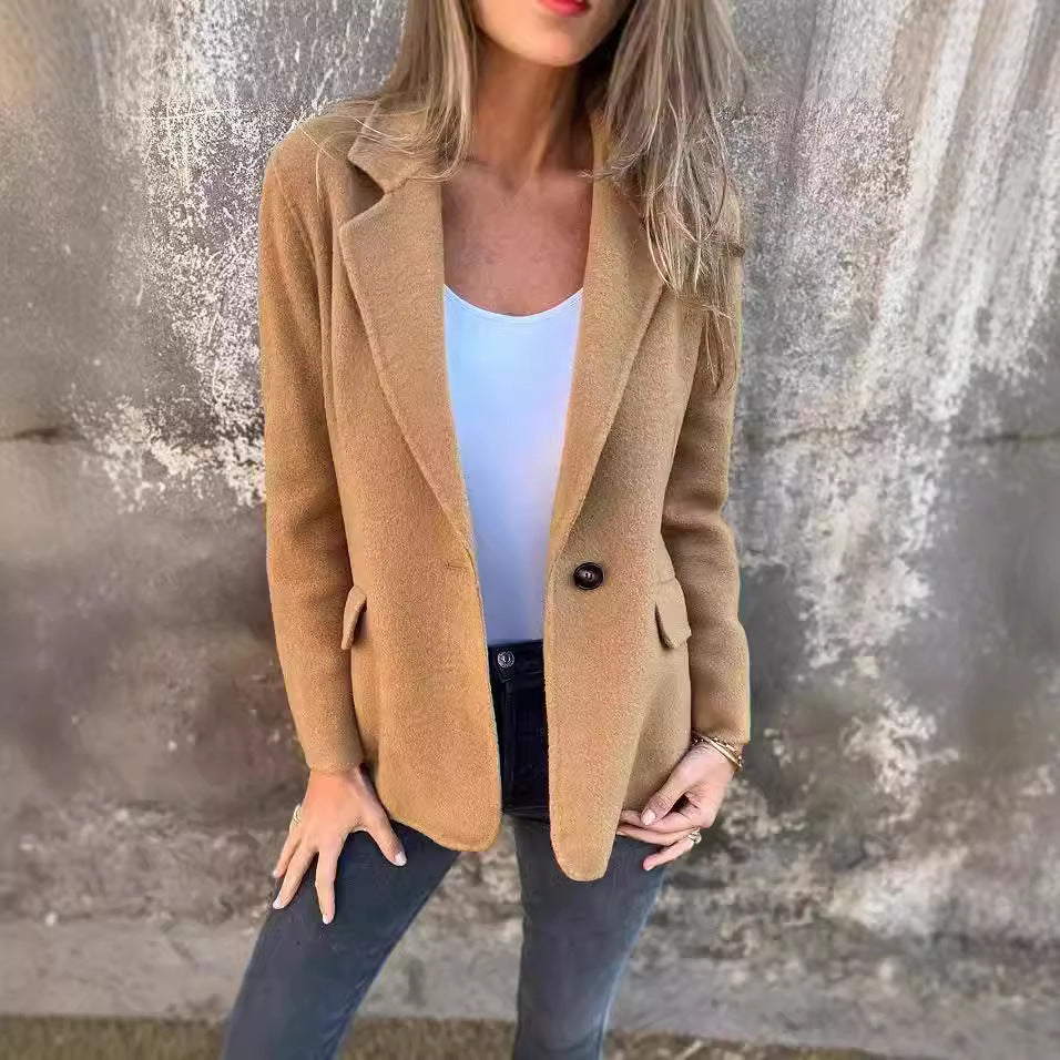Damen Blazerjacke Weiches Fleece Norvielle
