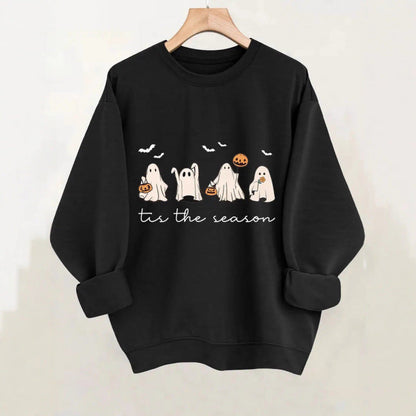Damen Sweatshirt Gruseliges Motiv Norvielle - Norvielle