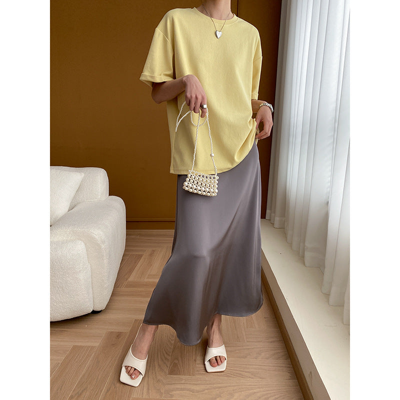 Damen Maxikleid Viskose Elegant