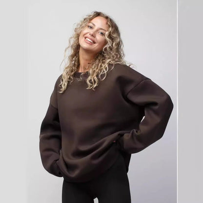 Damen Oversized Sweatpullover Norvielle Großgeschnitten