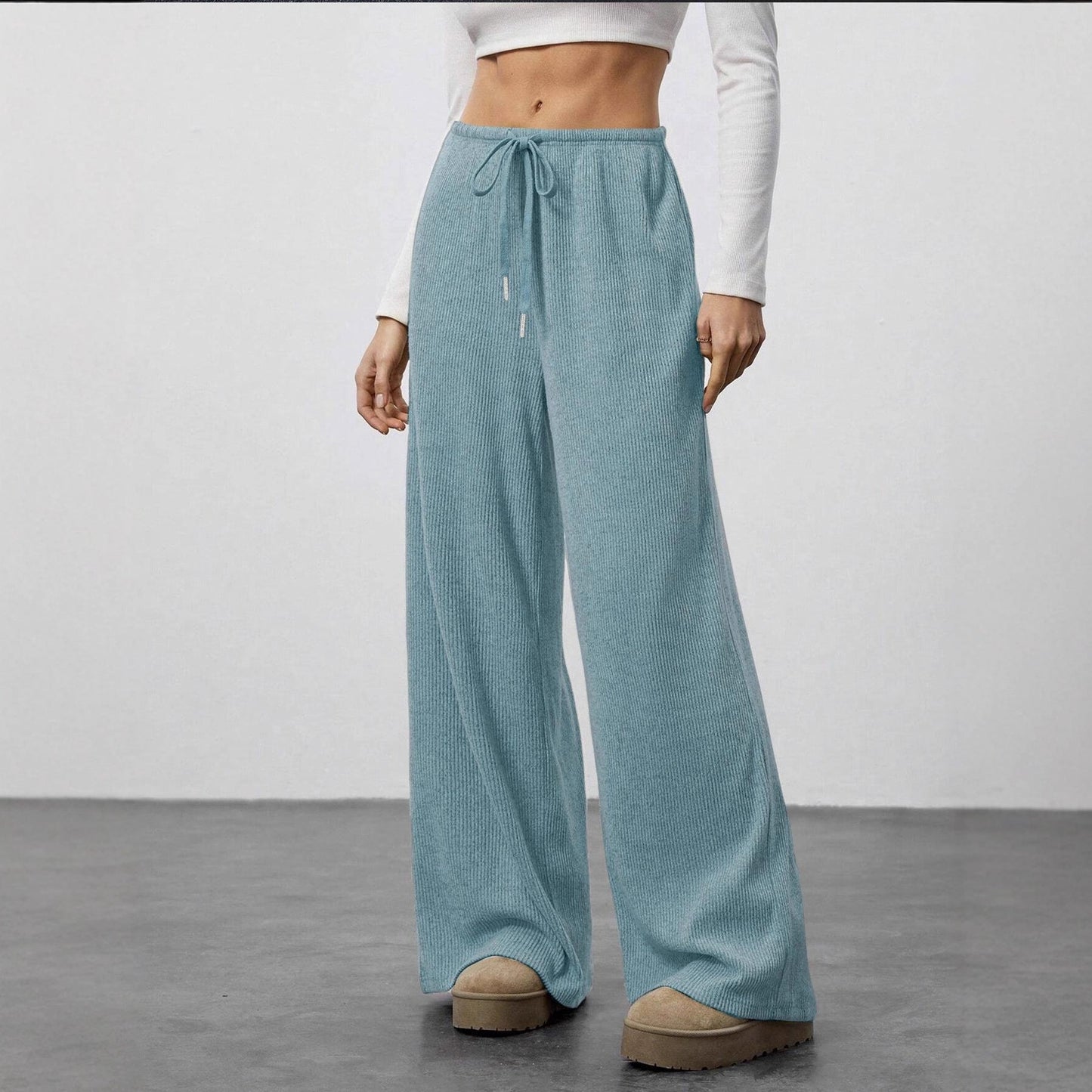 Damen weite Strickhose Norvielle