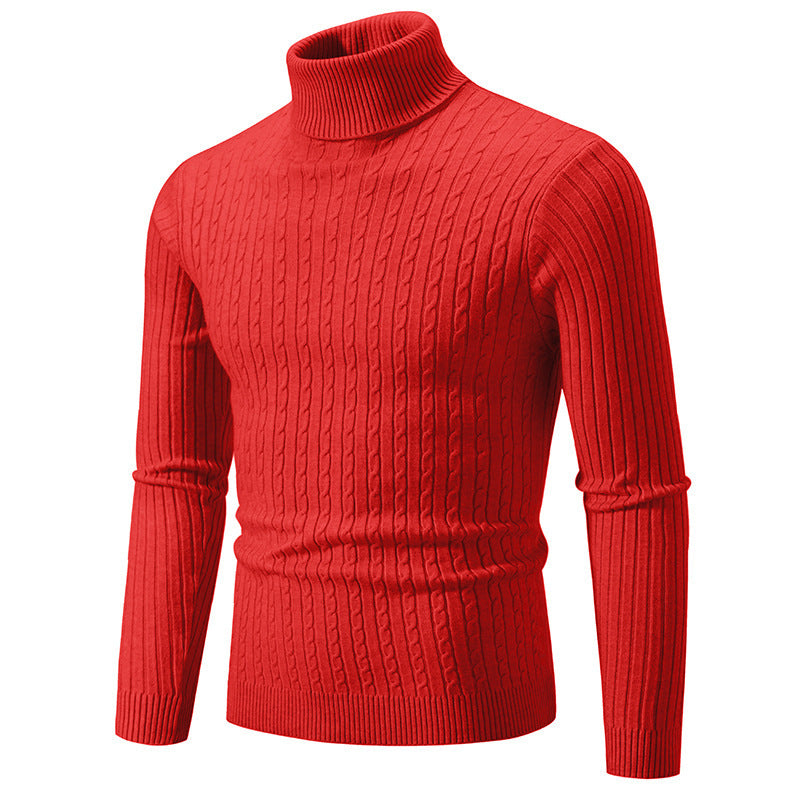 Herren Rollkragenpullover Komfortstrick Qualität Norvielle