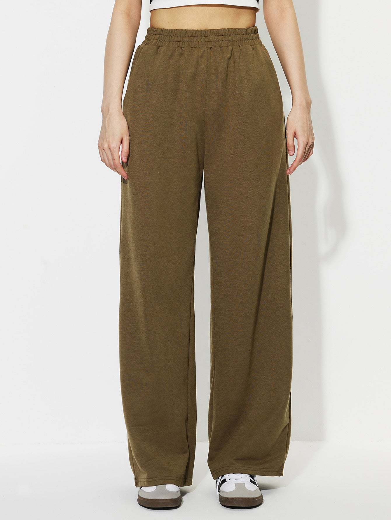 Damen Freizeithose Leicht Elastischer Bund Norvielle