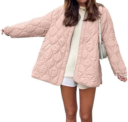 Damen Übergangsjacke Gesteppt Moderner Schnitt Norvielle