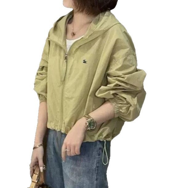 Damen Windbreaker-Jacke Leicht Atmungsaktiv Norvielle