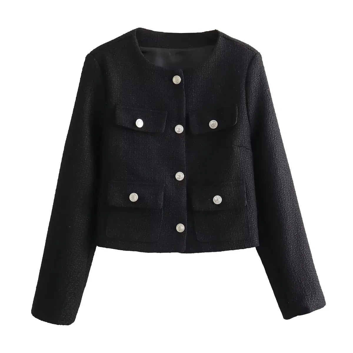 Damen Kurzjacke 2 Brusttaschen Norvielle