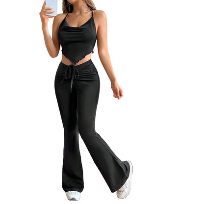 Damen Sport Set Hautfreundliches und Figurbetonter Hosenanzug