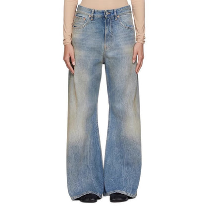 Damen Highwaist Jeans Weite Bein Norvielle - Norvielle