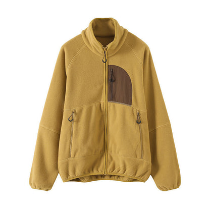 Damen Fleecejacke Hochschließend Praktische Taschen Norvielle
