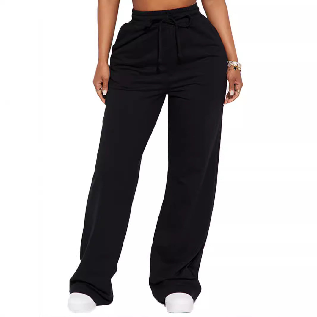 Damen Sweatpants Weite Passform Elastischer Bund Norvielle