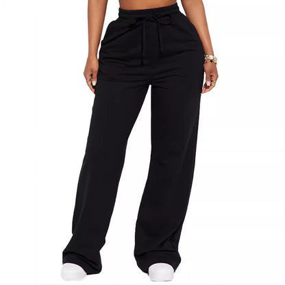 Damen Sweatpants Weite Passform Elastischer Bund Norvielle