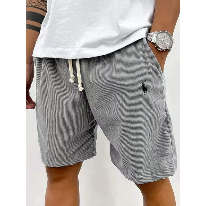 Herren Freizeithose Weiches Baumwoll-Mix Gummizug