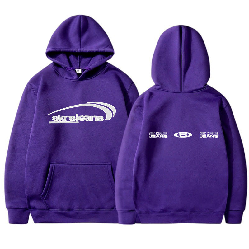 Damen Kapuzensweater Modernes Logo-Design Kängurutaschen Norvielle