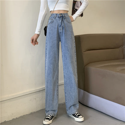 Damen Highwaist Jeans Weit Norvielle