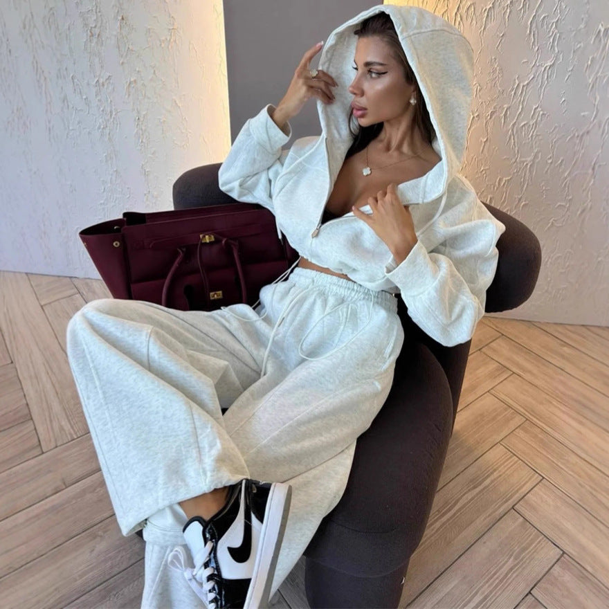 Damen Hoodie Sweatpants Kombi Norvielle