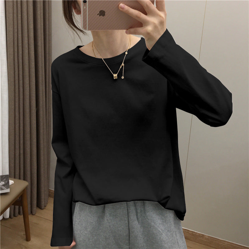 Damen Langarmshirt Rundhalsausschnitt Norvielle