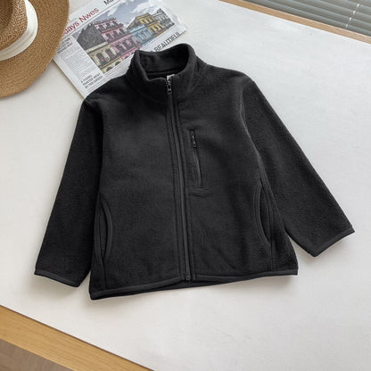 Damen Fleecejacke Hochschließend Reißverschlusstaschen Norvielle
