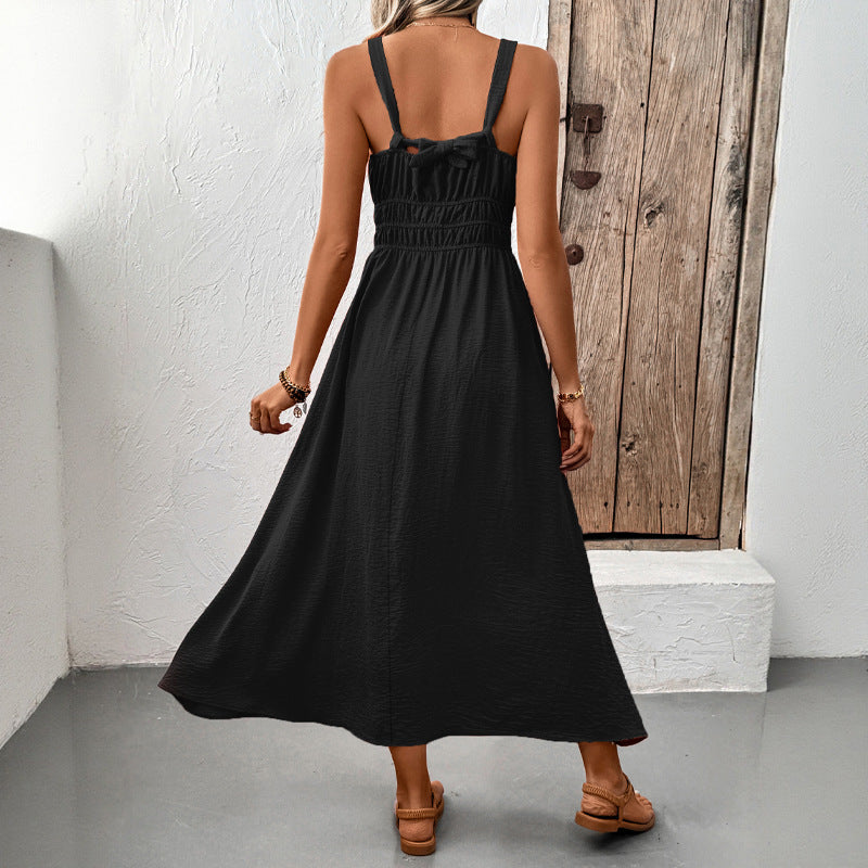 Damen Maxikleid Elastisch Verstellbare Träger Norvielle