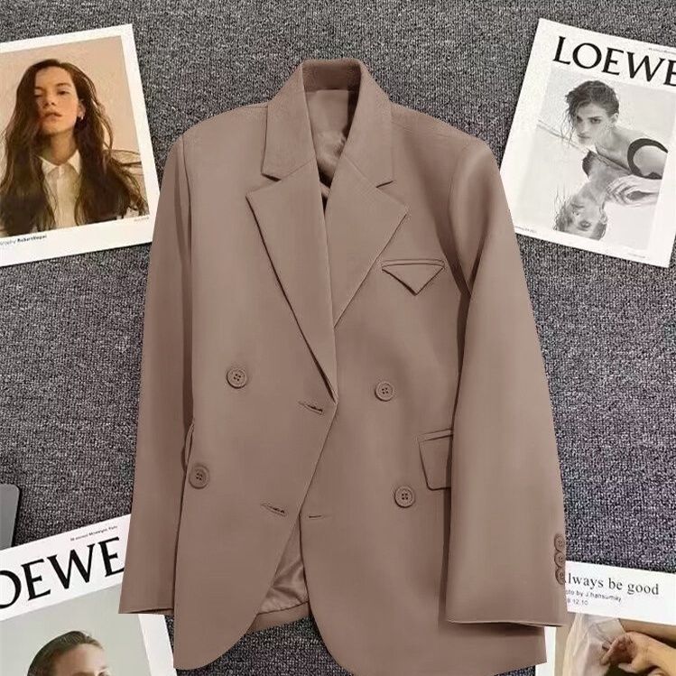 Damen Doppelreiher Blazer Tailliert Norvielle
