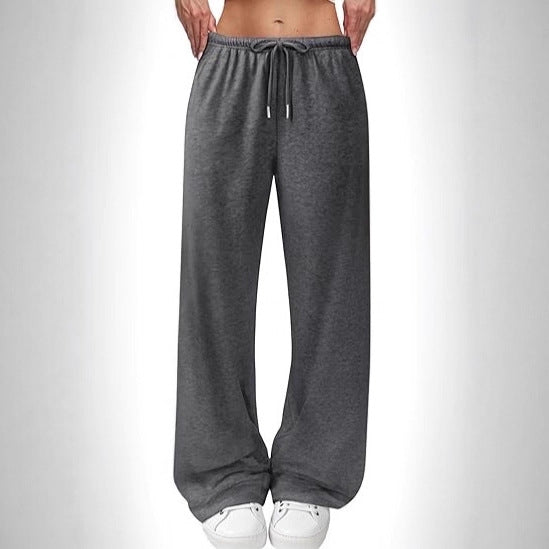Damen Freizeithose Atmungsaktiv mit Kordelzug Beige