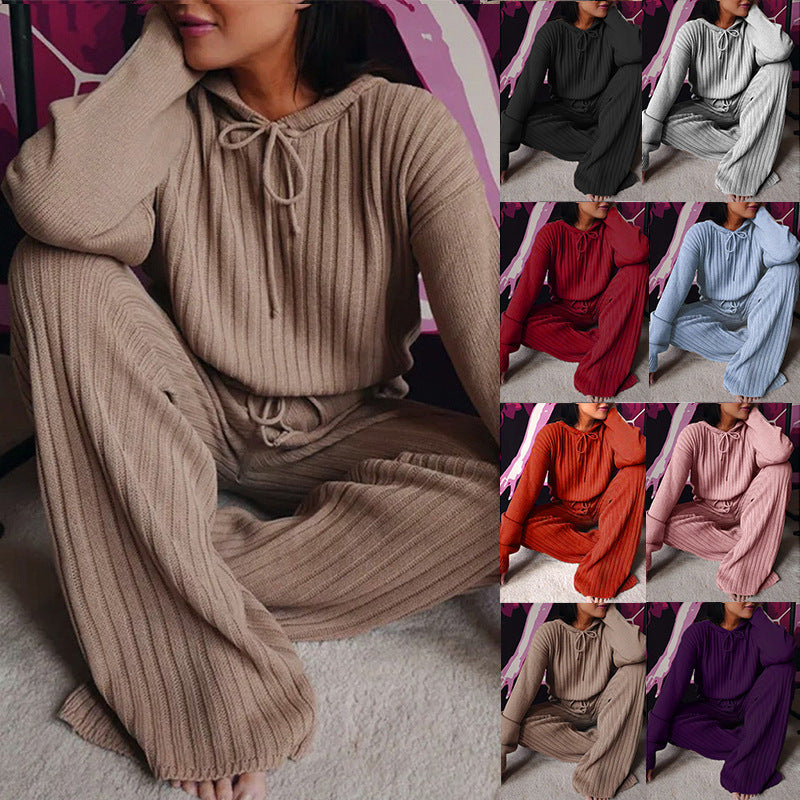 Damen Pulloverhose Set Gemütlich Norvielle - Norvielle