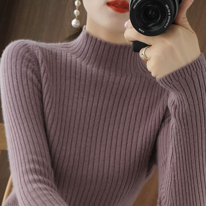 Damen Rollkragenpullover Figurschmeichelnd Norvielle - Norvielle
