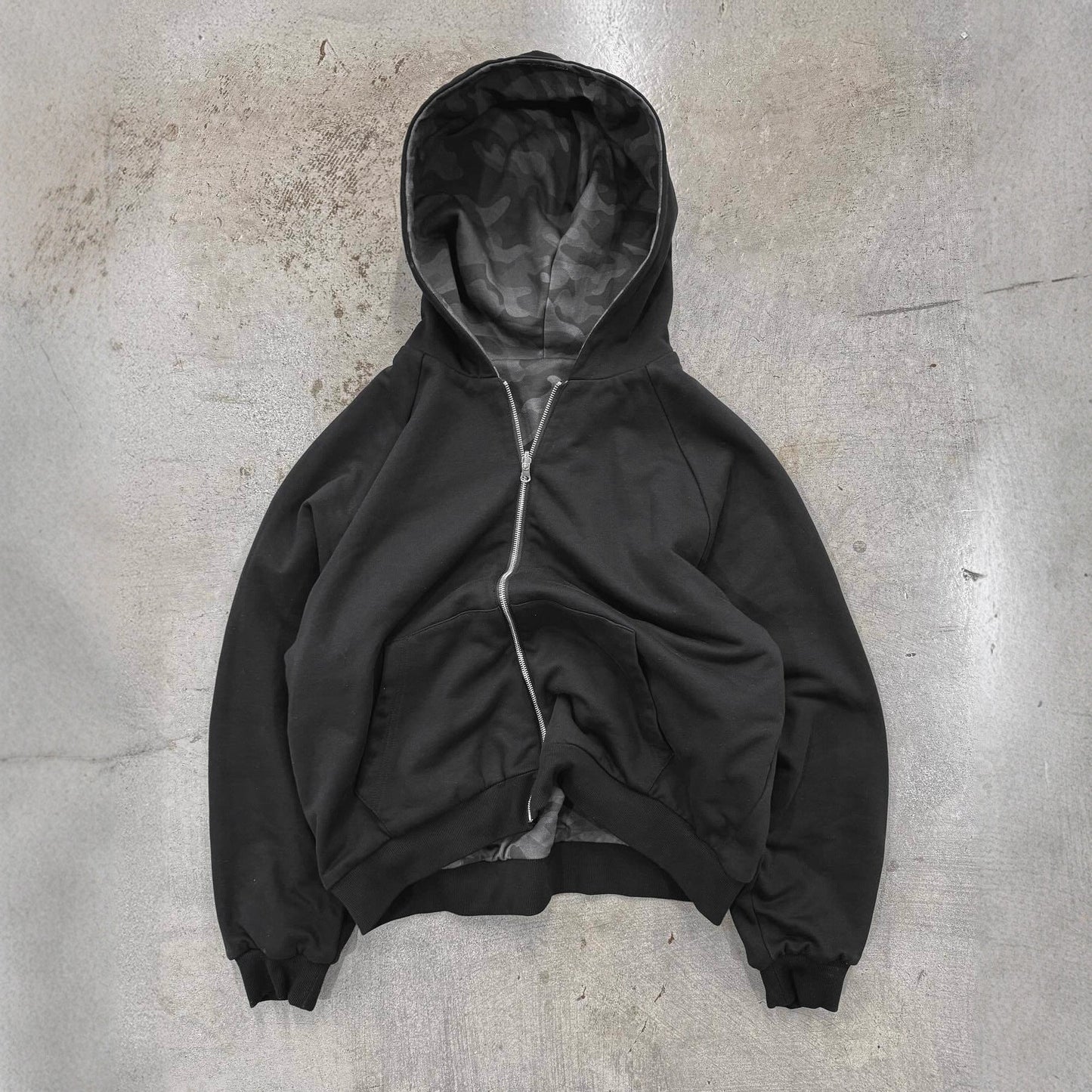 Damen Kapuzenjacke Camouflage-Design Norvielle
