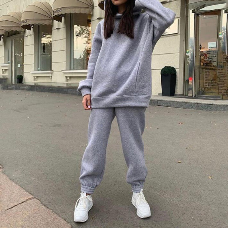 Damen Sweatshirt-Set mit Jogginghose Moderner Schnitt Norvielle