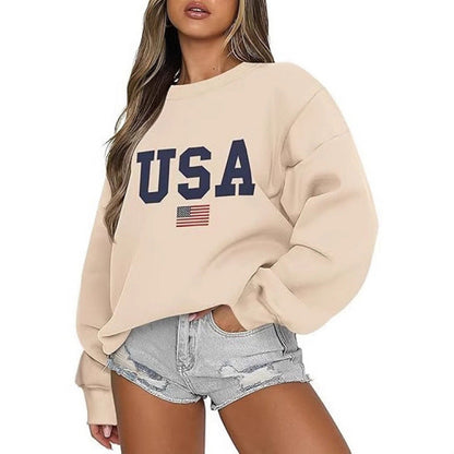 Damen Sweatshirt Modernes Statement Gemütlich Norvielle
