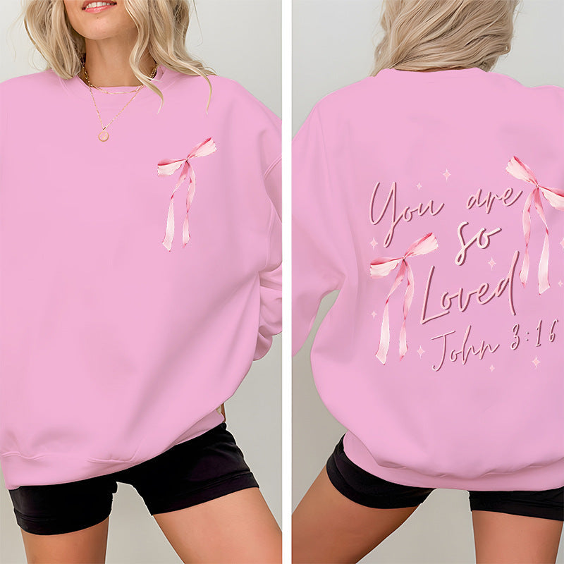 Damen Sweatshirt Einzigartiger Aufdruck Verspielt Grau Norvielle