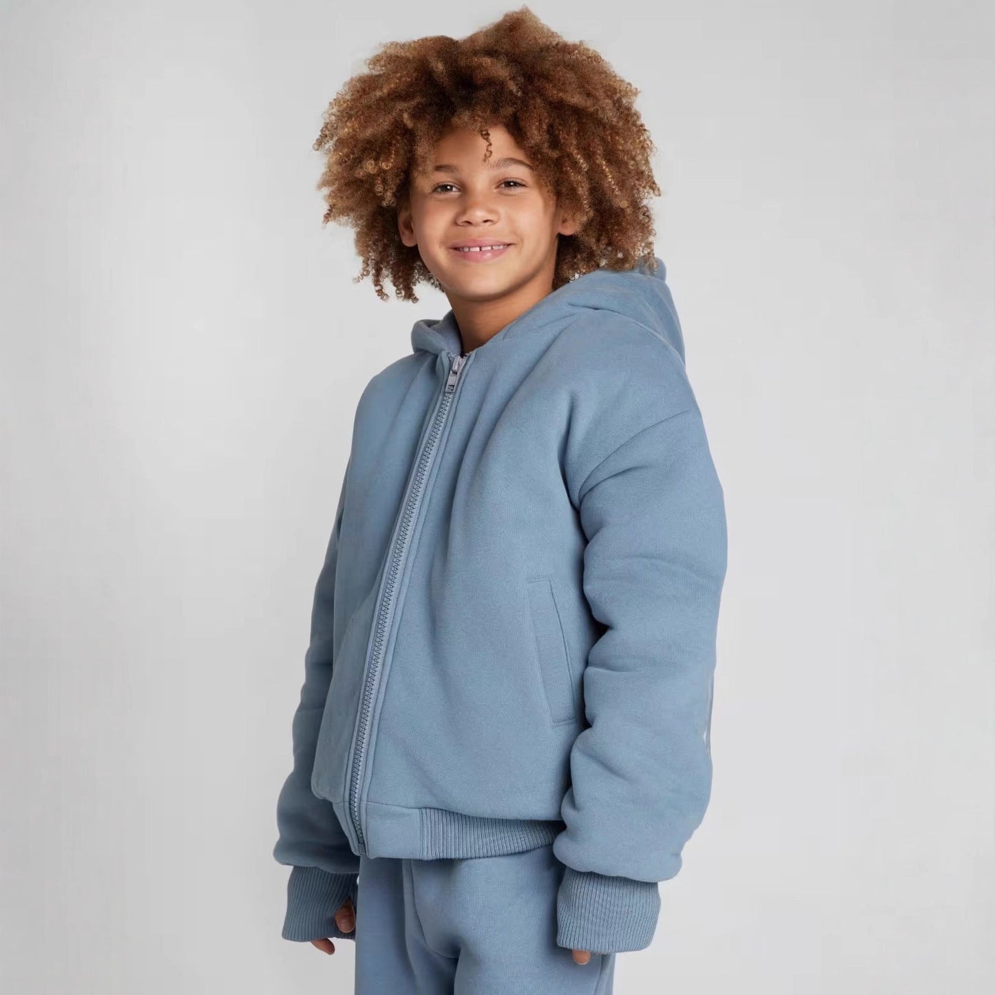 Damen Oversized Kapuzenjacke Norvielle Baumwolle Lässig