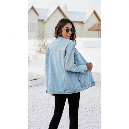 Damen Oversized Denimjacke Norvielle