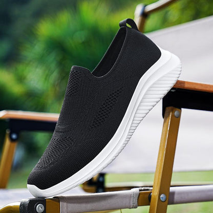 Herren Leicht Sneaker Atmungsaktives Strickdesign