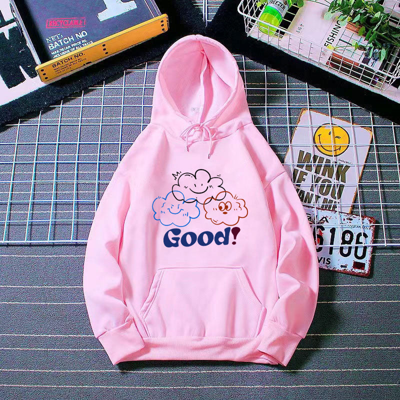 Damen Kapuzenpullover Cartoon-Motiv Bequem Norvielle