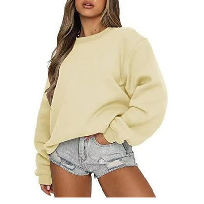 Damen Sweatshirt Lässiger Schnitt Voluminöse Ärmel Norvielle