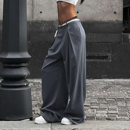 Damenhosen Hohe Taille Spitzenbund