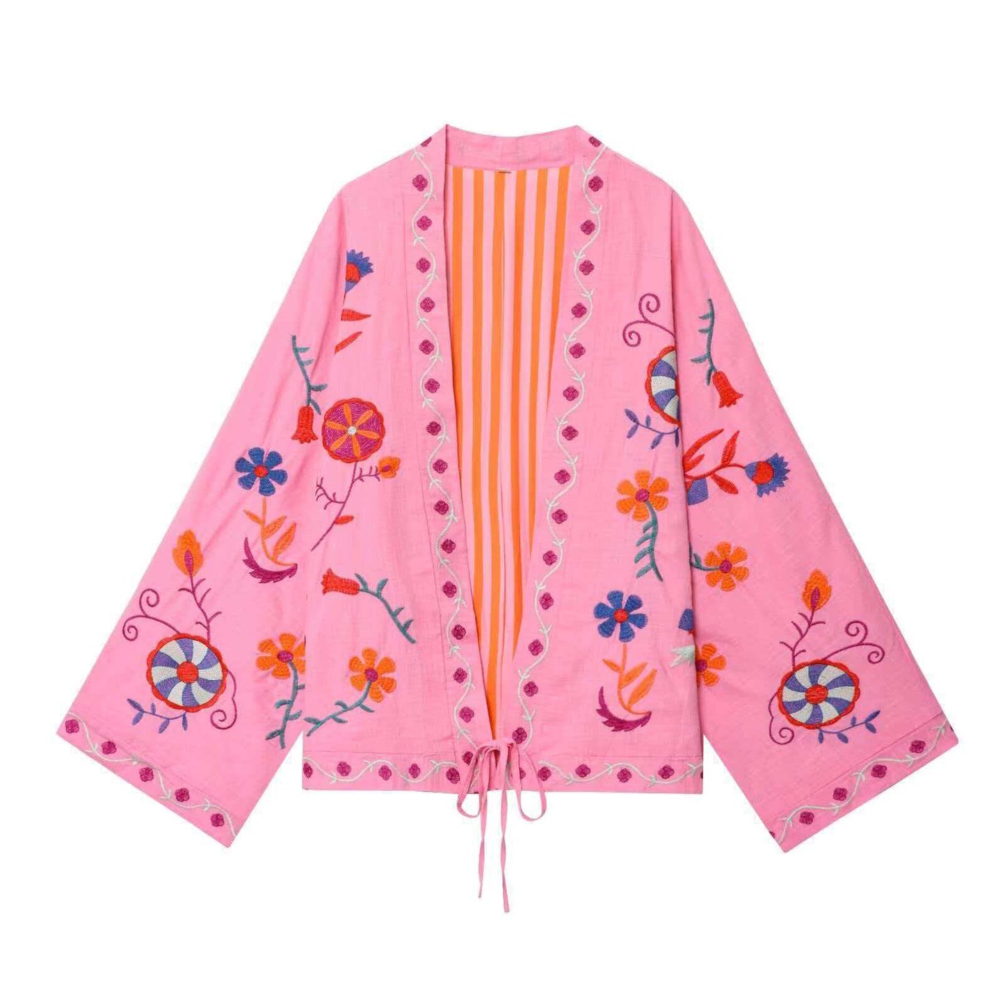 Damen Kimono-Jacke Bestickt Norvielle Elegante - Norvielle