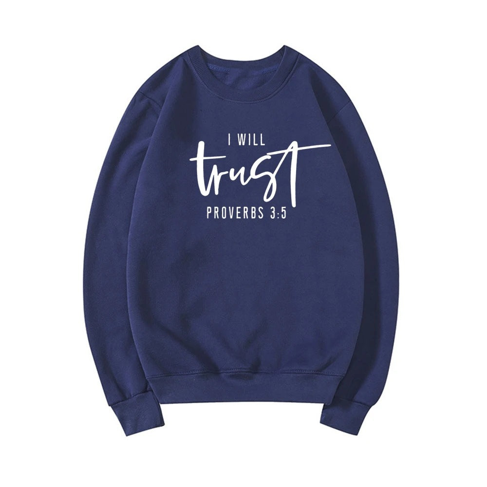 Damen Sweatshirt Bequem Motivierender Schriftzug Norvielle