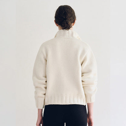 Damen Strickcardigan mit Kragen Norvielle