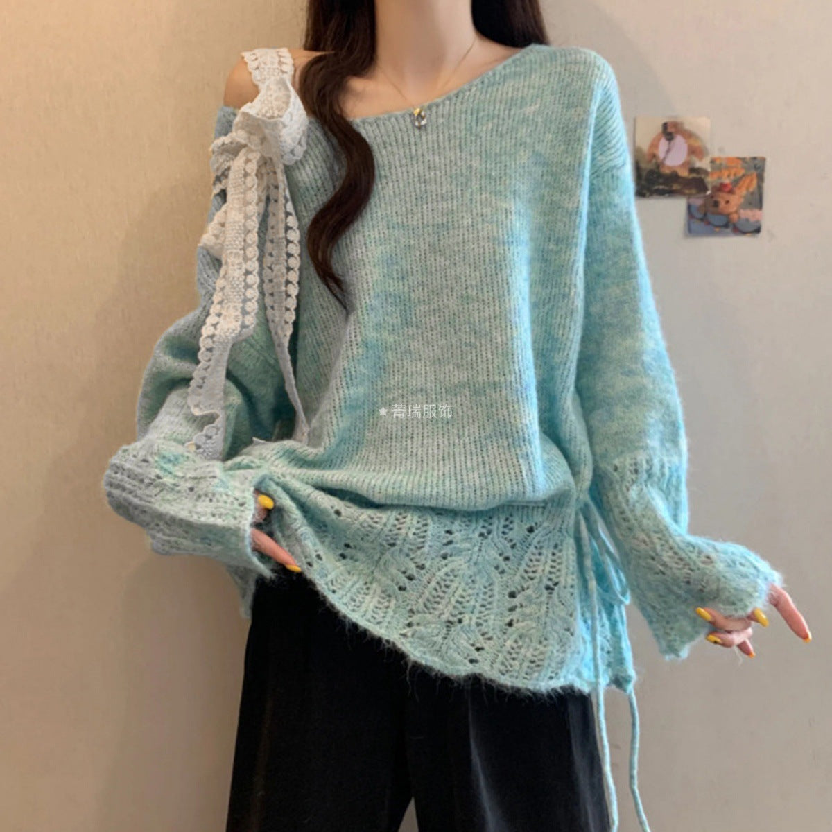 Damen Strickpullover Lässig Norvielle