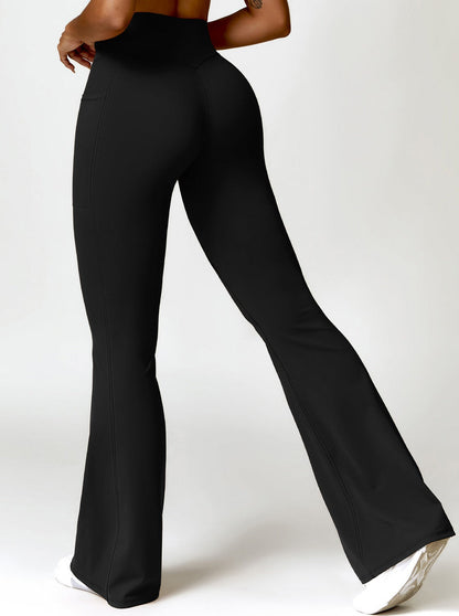 Elena Damen High-Waist Bootcut Leggings Mit Taschen