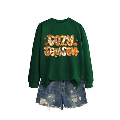 Damen Sweatshirt Herbstdesign Lässig Norvielle