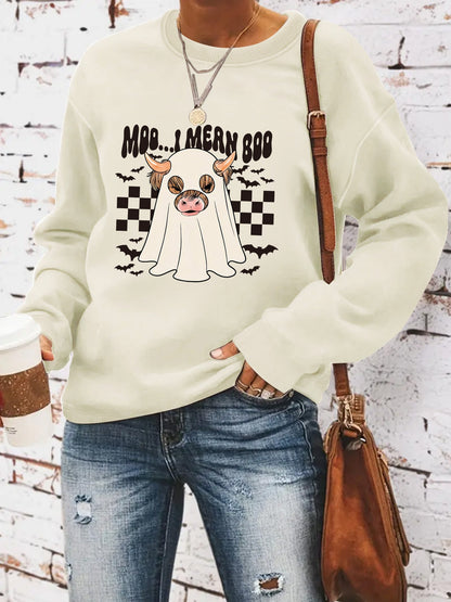 Damen Sweatshirt Halloween-Design Norvielle